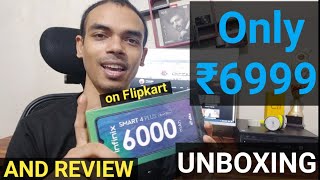 infinix smart 4 plus/Unboxing Full Review ₹6999 /6000 mAh 3gb 32GB Battery fingerprint Unlock/13MP