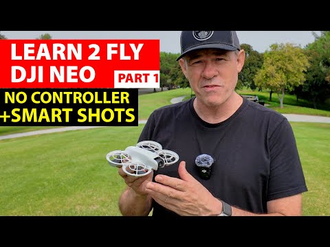 how to fly DJI neo without controller (and all smart Shots)