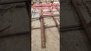 Column Size (9"*24") then Ring size ??
