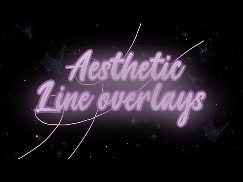 Aesthetic line overlays ✨