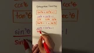 Remember these three Pythagorean Identities