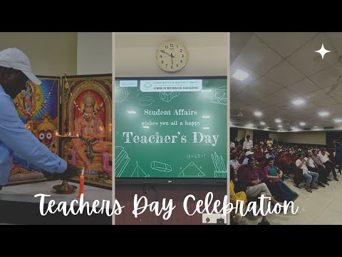 Teacher’s Day Celebration @KIIT_University @schoolofmechanicalengineer9525 ❤️🌟
