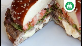 LOCAVORE || CA-Style Jucy Lucy with Pasture-Raised Beef and Artisanal Local Cheese
