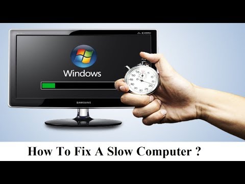 How To Fix A Slow Computer | How To Speed Up Windows 10 laptop Also Windows 7, 8