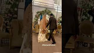 Kubra Khan and Gohar Rasheed Walima Day Look #kubrakhan #goharrasheed #wedding #walima