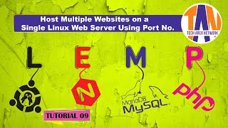 Host Multiple Websites On One Server | NGINX | LEMP Stack | HTTP Port No. [WEB SERVER 09]