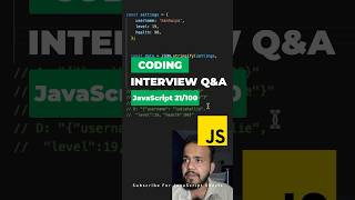 🤔 #javascriptinterviewquestions #javascripttutorial #javascript #jschallenge #javascriptdev