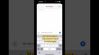 iOS 18 Preview - Scheduled Send in Messages # iOS18 #iphonehelp #ios
