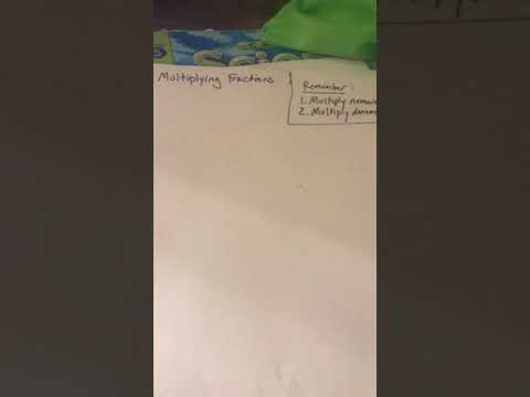 Multiplying Fractions