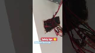 Dwarkesh Electricals Safety tips be careful #electricial #electrician #safety #safetyfirst #trending