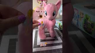 Uni-cycling a storybook #pinkiepie #plush today. I hadnt seen one like this before! #mylittlepony