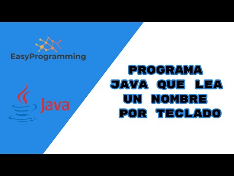 Programa Java que lea un nombre y muestre por pantalla (Java)