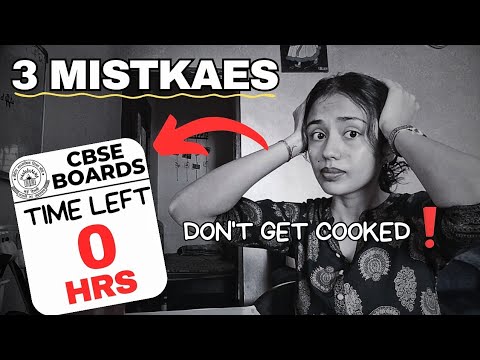 Escape the last minute trap. First board exam class 10 cbse