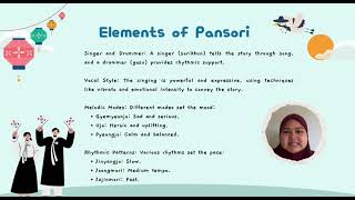 INDIVIDUAL ASSIGNMENT (CCB3022) - EXPLORING TRADITIONAL MUSIC CULTURES - PANSORI