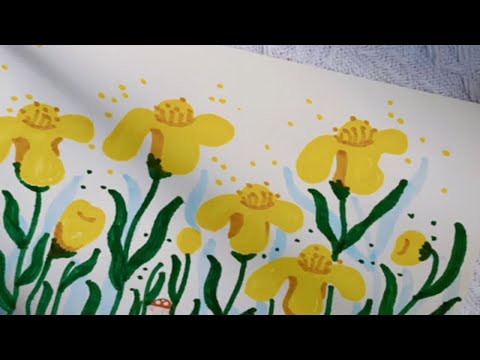 马克笔画画｜沉浸式画花花
