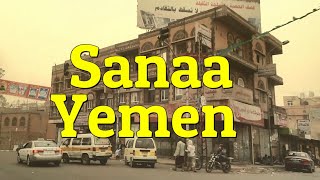 Driving around in Sana'a, Yemen