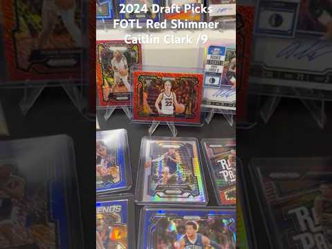 2024 Prizm Draft Picks FOTL Red Shimmer Variation Caitlin Clark /9