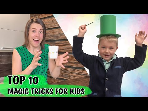 10 Easy Magic Tricks for Kids - Vanishing, Antygravity, Levitation and More