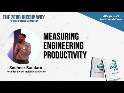 How to measure Engineering Productivity? | Keynote by Sudheer Bandaru (Insightly Analytics)
