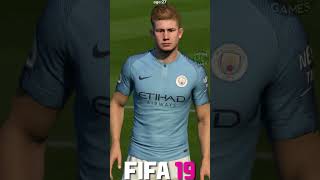 Kevin De Bruyne FIFA evolution (10-24) #shorts #eafc24 #fc24 #fifa #kdb #debruyne #mancity