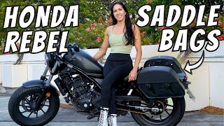 This Changed My Honda Rebel! (Viking Bags Saddlebag Install)