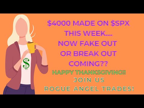 $4000 MADE THIS WEEK ON SPX!!! WHAT HAPPENS NEXT: FAKE OUT OR BREAK OUT!? $SPX $NDX $TSLA $AMZN