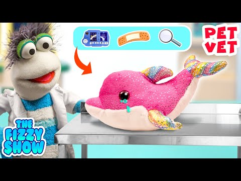 Fizzy The Pet Vet Takes Care of Cute Baby Dolphin | The Fizzy Show Videos