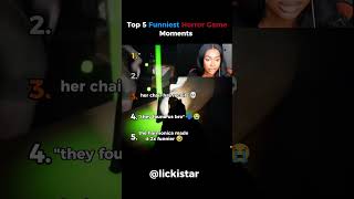 Top 5 Funniest Horror Gaming Moments That Had Me Laughing On The Floor 😂 #shorts