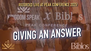 💬 Giving An Answer | Biblos & KingdomSpeak