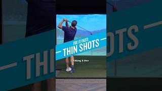 Stop hitting thin shots in under 30 seconds🏌️‍♂️#fixitfast #golf #golftips #golfsimulator #golflife