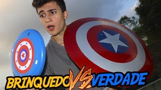 CAPTAIN AMERICA'S SHIELD TOY VS REAL