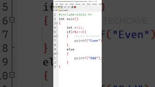 Watch full Video @telugutechcave #telugutechcave #cprogramming #ifelse #ifelsestatement