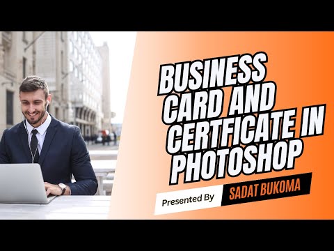 business card and certificate