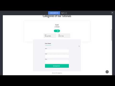 Booking Widget Overview