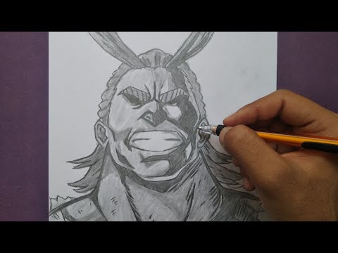 Speed Drawing - All Might ( My Hero Academia )
