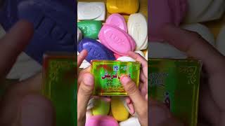 Relaxing Soap Unboxing Haul Pure Soap Sounds Only”SoapASMR #NoTalkingASMR #SoapUnboxing #satisfying
