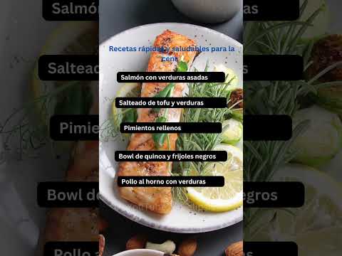 Recetas rápidas y saludables para la cena
