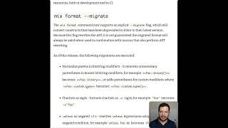 ✨ Elixir 1.18 Highlights --  mix format --migrate  #elixirlang
