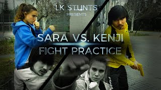 Sara Guerrero vs. Kenji Shimohira - Fight Practice