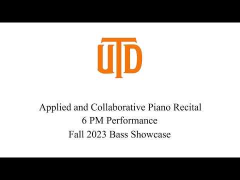 Piano Performance 3 - Applied and Collaborative Piano