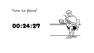 1-HOUR STUDY WITH ME | Pomodoro timer 2x35| Study & Work | Deep Focus | Lofi chill ☕😊