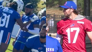 The Buffalo Bills DAY 1 Training Camp Highlights: MVP Josh Allen RETURNS! + MORE