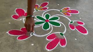Sravana masam rangoli || friday rangoli || muggulu || rangoli ||