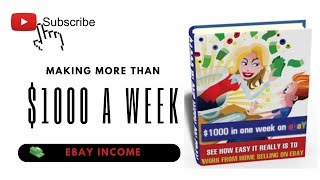 $1000 in One Week on eBay I EBAY INCOME STREAM