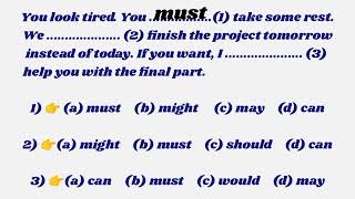 “Confused Between Must, Should, Can, May? Learn the Trick in One Simple Paragraph!”