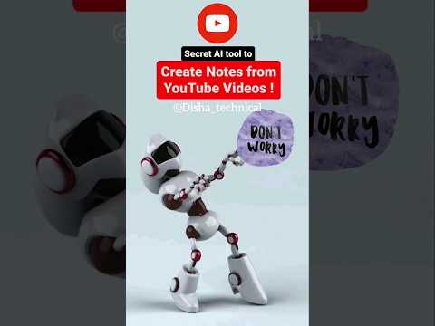 Create Notes from youtube video ai🤑🤑👏#education #hacking#learning#viral #shorts#youtubeshorts#ai