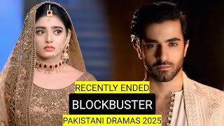 Top 14 Recently Ended Blockbuster Pakistani Dramas 2025