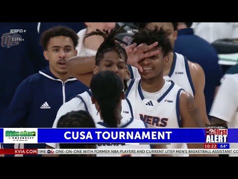 UTEP MBB knocks out Sam Houston in the first round of the CUSA tournament