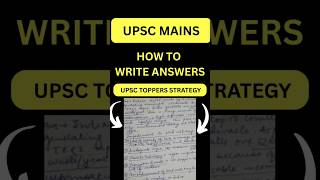 UPSC Mains answer writing techniques PYQS#iasmains