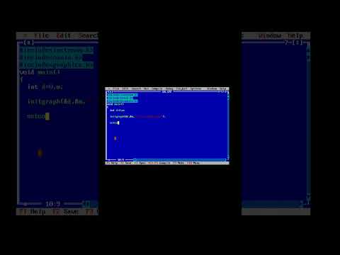 C++ program to create a circle and also fill it with colored background